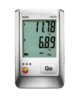 1-канальный логгер данных температуры 176 T2 Testo 0572 1762 в ШефСтор (chefstore.ru)
